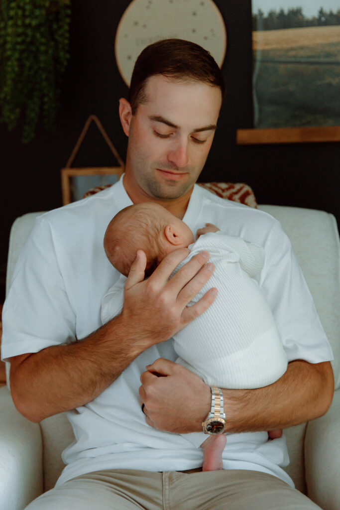 corvallis in home newborn photography